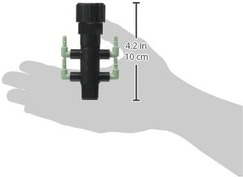 Orbit Drip System Shrub Adapter 4-Port Water Manifold for 1/4" Micro Tube, 69060 5-Pack