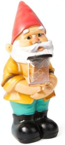 VP Home Gnome Solar Powered LED Outdoor Decor Garden Light Solar Powered Outdoor Decor Garden Light Great for Your Garden Solar Powered Light Garden Gnome Decorations Gifts for Outside Patio Lawn