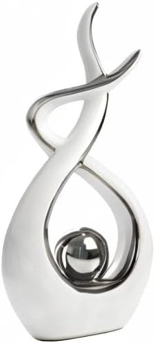 Norrclp Home Decor Modern Abstract Art Ceramic Statue Table Decorations for Dining Room Living Room Office Centerpiece