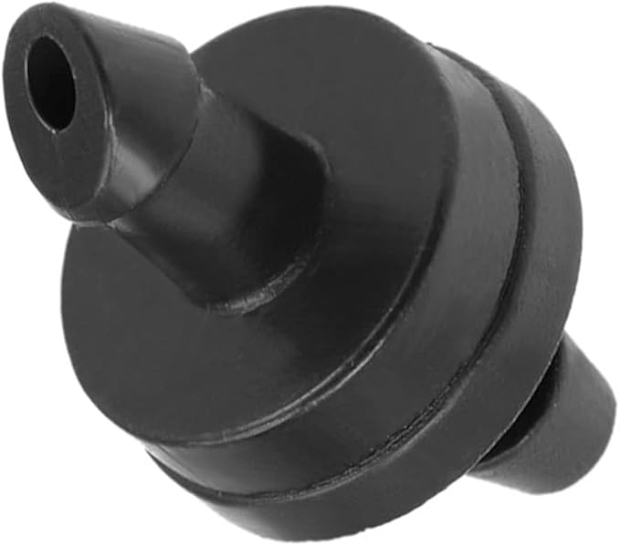 METALLIXITY Pressure Compensating Dripper, (2.6 Gallon Per Hour) 50Pcs, Plastic Irrigation Drip Emitters - for Watering Garden Lawn Plants, Black