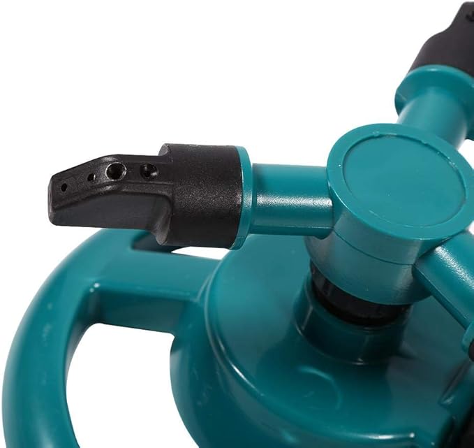 Sprinklers for Yard,Sprinkler,Garden Sprinkler,Water Sprinkler for Lawn,Lawn Sprinkler,Automatic 360 Degree Rotating Lawn Sprinkler, 3 Nozzle Irrigation System