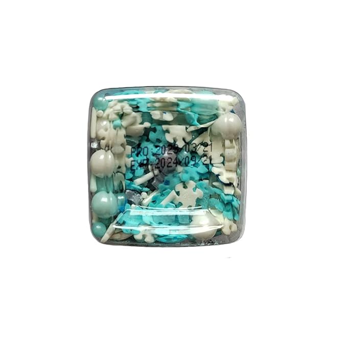 Homankit Frozen Sprinkles Candy Snowflake Pearl Sugar Cake Cupcake Toppers Cookie Ice Cream Dessert Decorations 3 Ounce