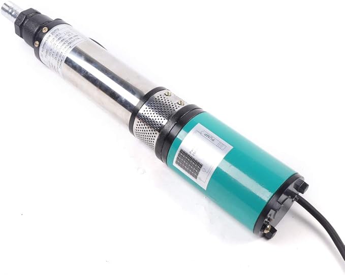 Deep Well Submersible Pump DC 24V 320W Electric Solar Powered Water Pump, 22 GPM Flow, 82ft Lift, Farm Ranch Irrigation Submersible Bore Hole Deep Well Pump 5000 RPM