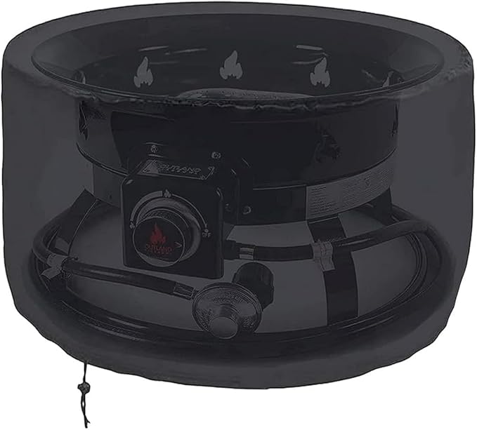 Fire Pit Cover for Outland Firebowl 893 Deluxe Outdoor Portable Propane Gas Fire Pit, Fit for Outland Firebowl 823 870, 22"
