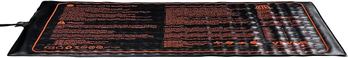 VEVOR 10"x 20.75" Seedling Heat Mat 1 Pack, MET-Certified, Waterproof, for Indoor Germination, Gardening, Hydroponics, Greenhouse Use
