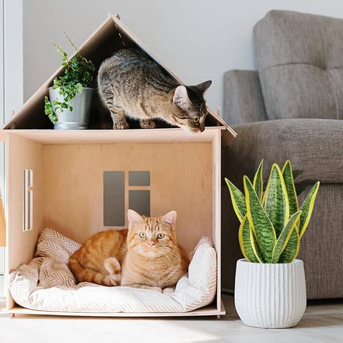 Hollyone Artificial Snake Plant Potted Faux Sansevieria Trifasciata Plants, 13" Tropical Fake Snake Plants in Black Pots for Home Office Room Indoor Decor Housewarming Gifts