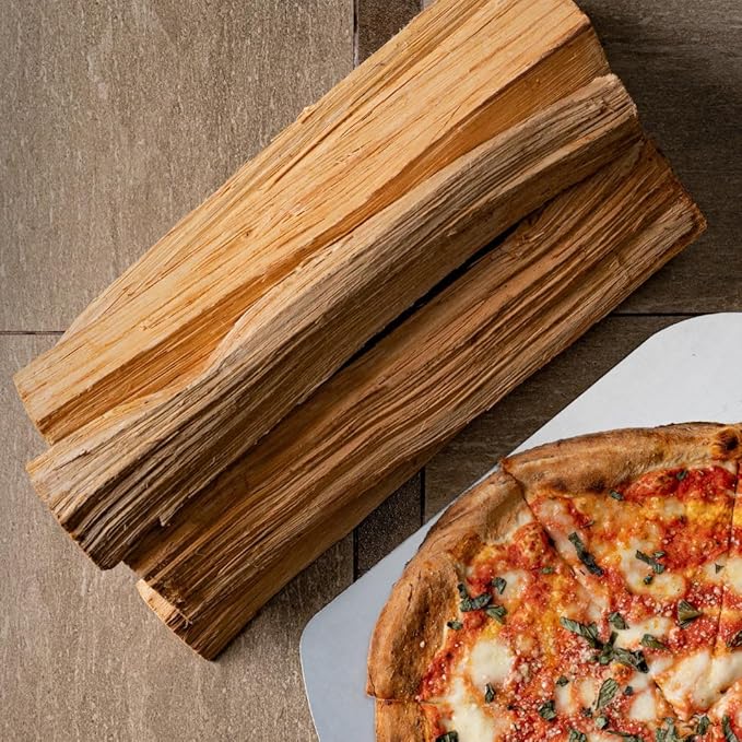 Cutting Edge Firewood 16 inch Full-Size Pizza Cut Ultra-Premium Oak Cooking Wood for Wood-Fired Pizza Ovens