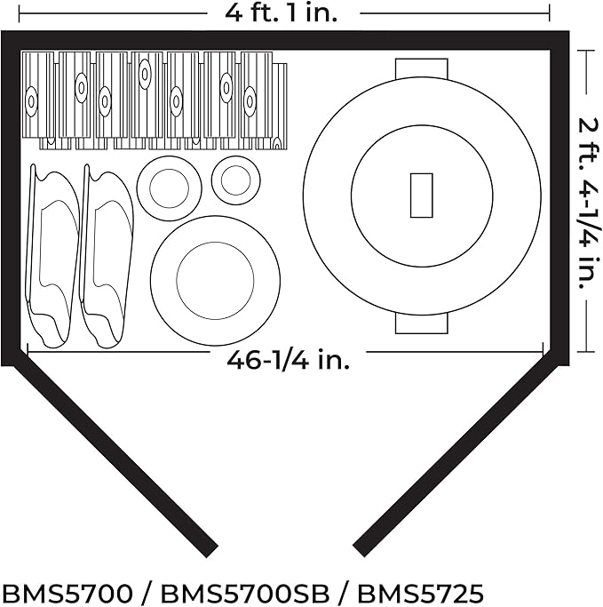 Suncast 54 Cubic Feet Vertical Storage Shed with Durable Plastic Construction, Multiple Wall Panels and Ample Space for Outdoor Storage