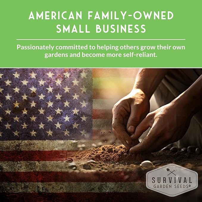 Survival Garden Seeds 10 Flower Collection - Four O’Clock, Chamomile, Shasta Daisy, Purple Coneflower, Marigold, Morning Glory, Nasturtium, Snapdragon, Sunflower, Zinnia - Non-GMO Heirloom Varieties