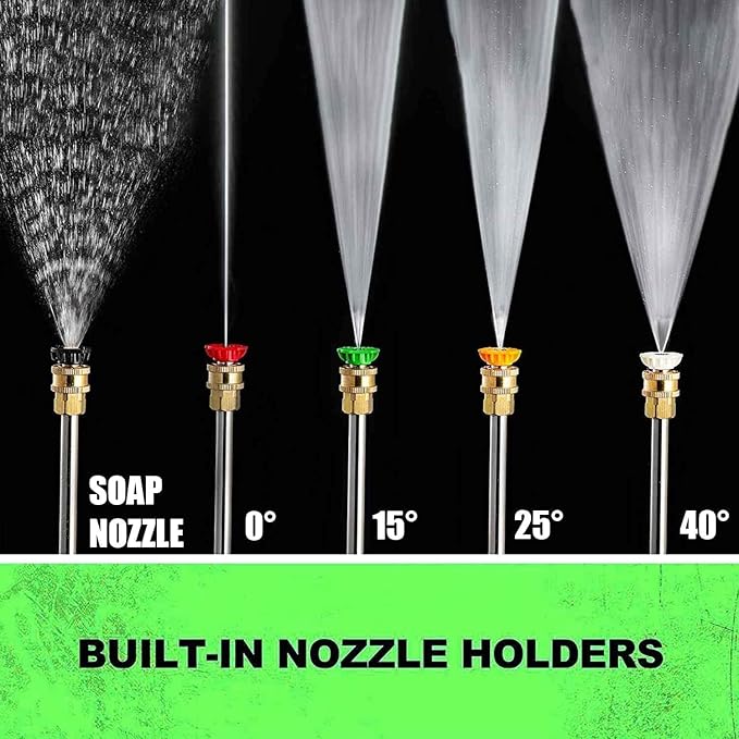 Commercial 4200PSI 4GPM 212CC Gas Pressure Washer, 7.0 HP Professional Gas Power Washer with 5 Nozzles 25FT Hose Foam Bottle for Car Fence Driveway Yard (EPA/CARB/ETL Compliant), Black