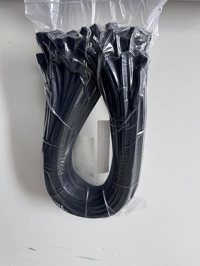 XINGO 26 inch Black Zip Ties Heavy Duty 100 Pack, 200 LBS Ultra Strong Plastic Wire Ties, Large Cable Ties Extra Long Tie Wraps, Indoor and Outdoor UV Resistant