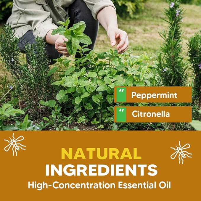 Mosquito Repellent for Patio, Indoor Mosquito Repellent Balls, Mosquito Control for Garage, Outdoor Yard Mosquitoes Deterrent, Mosquitoes Repellant for Room, Keep Mosquito Away for Travel-8P