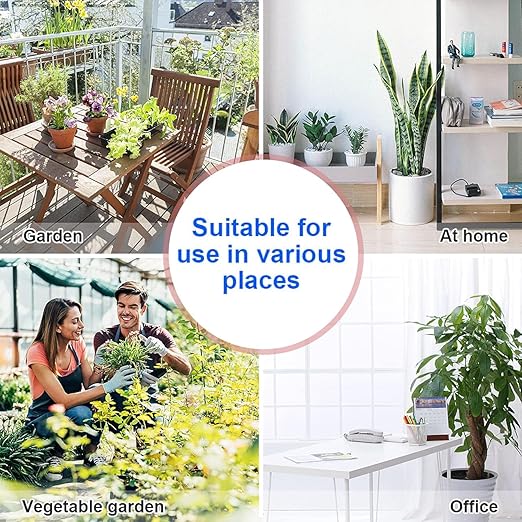 Upgrade Self Watering Planter Insert, Self Watering Spike with Long Dripper & Valve Switch, Adjustable Plant Watering Devices, Automatic Watering System for Outdoor & Indoor Plants (12, Green+Orange)