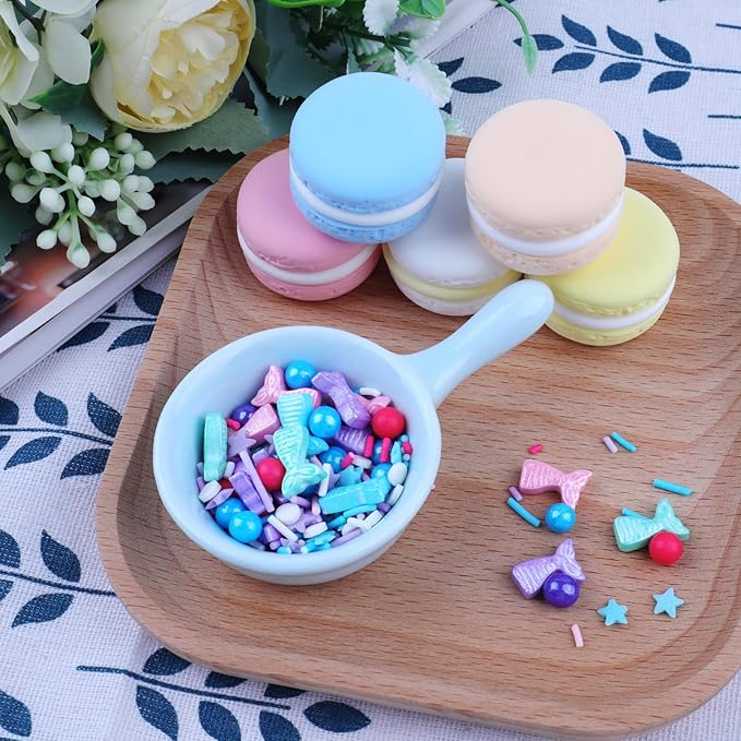 Mermaid Sprinkles for Cake Decorating, Mermaid, Jimmies, Confetti & Pearl Sugar Mix for Cupcakes, Ice cream, Cookies and Donuts Toppings