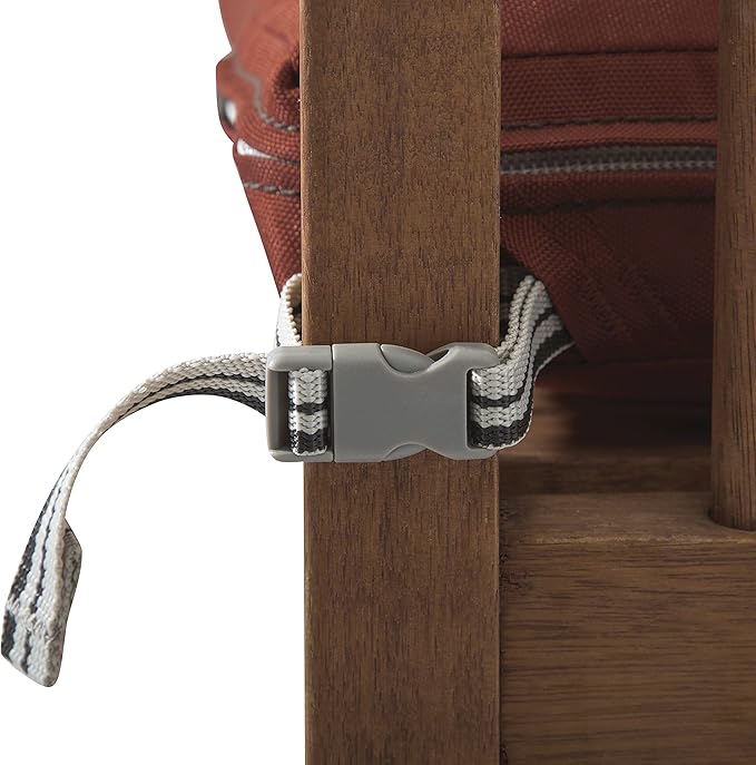 Classic Accessories Ravenna Water-Resistant Patio Chair Seat Cushion, 18 x 18 x 2 Inch, Spice, Patio Furniture Cushions