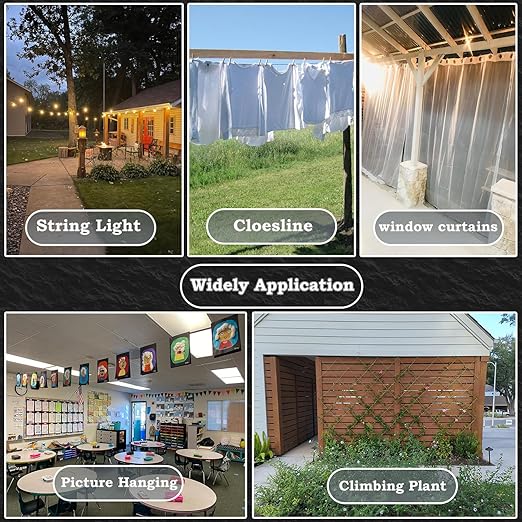 1/8" Wire Rope | 165FT Stainless Steel Cable with Cable Cutter | 7x7 Strand Core for Railing, Hanging, Garden Wire