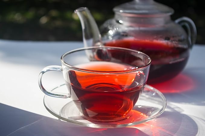 Sorrel Hibiscus Flowers (2 x 3Oz.) Herbal Tea Whole Petal 6 Oz - 100% Natural Dried Raw - Non GMO - Vegan - USFDA Inspected - Makes Refreshing Iced Tea Or Hot Tea