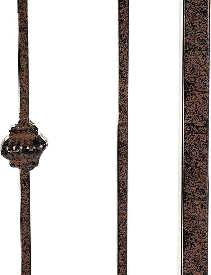 H Potter Trellis Garden Large Wrought Iron Heavy Scroll Metal Decoration Weather Resistant Lawn Patio Screen