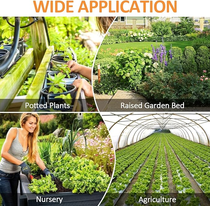 Drip Irrigation Figure 8 End Closure Fittings, 18 Pieces 1/2'' Drip Line Barbed End Plug Connectors for 1/2 Inch Irrigation Tubing End Clamp for Garden Drip Sprinkler Systems