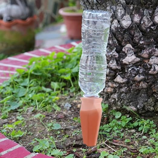 10 Pcs Clay Self Watering Planter Insert Self Watering Spikes Vacation Plant Watering Devices Used in Holidays