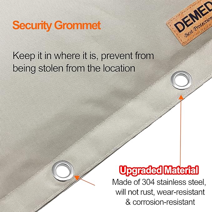 Side Opening Backflow Preventer Cover, Pipe Insulation Cover for Irrigation Valve, Sprinkler Valve, Outdoor Water Pipe, Winter Freeze Protection & UV Resistance Backflow Cover, 16" W x 20" H, Beige