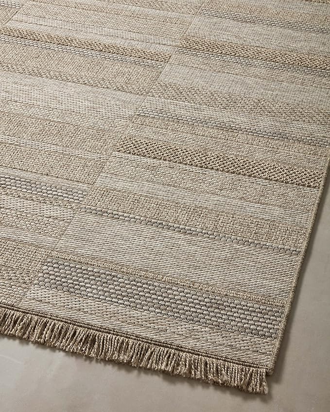 Loloi Dawn Collection Indoor/Outdoor DAW-03 Brown 5'-1" x 7'-7" Area Rug
