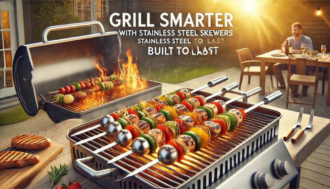 Grill Smarter With Stainless Steel Skewers Built to Last