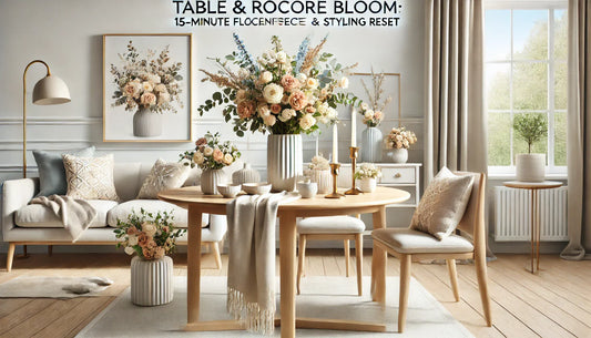 Table & Room Décor Bloom: 15-Minute Floral Centerpiece & Styling Reset