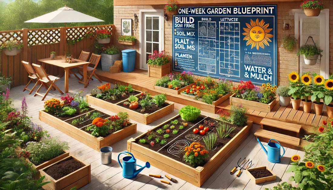 Raised-Bed Garden Blueprint: A One-Weekend Setup for Abundant Blooms & Vegetables