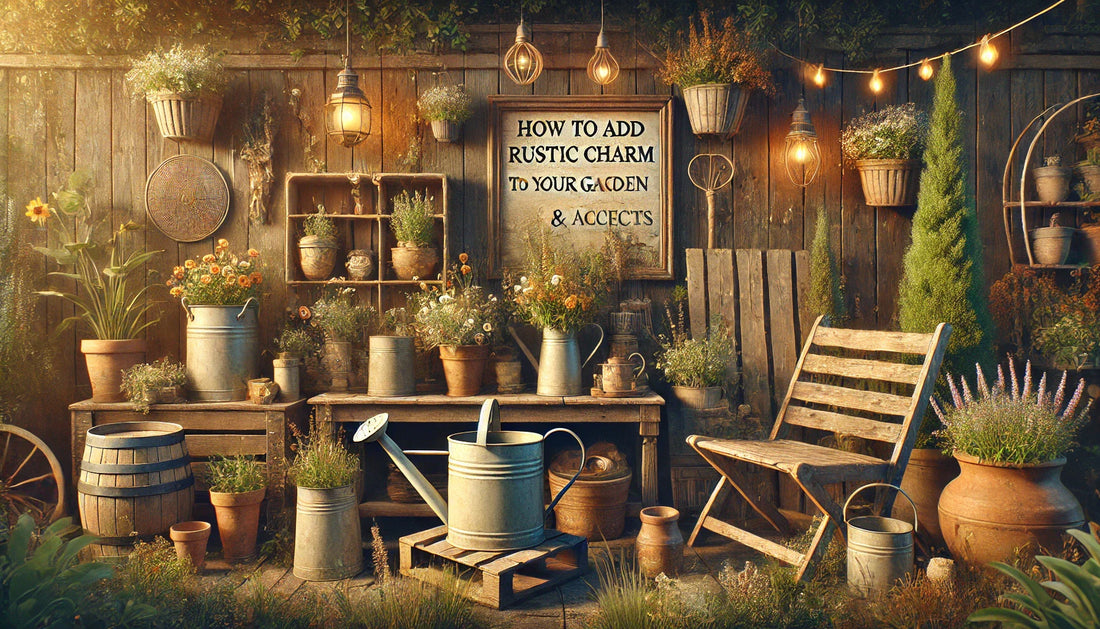 How to Add Rustic Charm to Your Garden with Décor & Accents