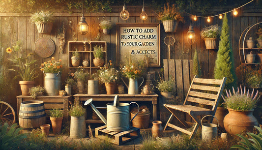 How to Add Rustic Charm to Your Garden with Décor & Accents