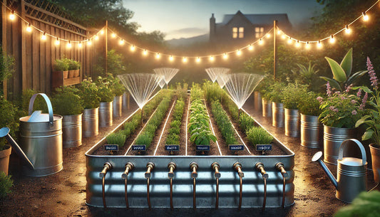 A Weekend Plan to Make Your Garden Thrive — Drip, Raised Beds, Seeds, and Soft Light