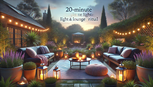 Twilight Garden Light & Lounge Reset: A 20-Minute Ritual for Evenings Outdoors