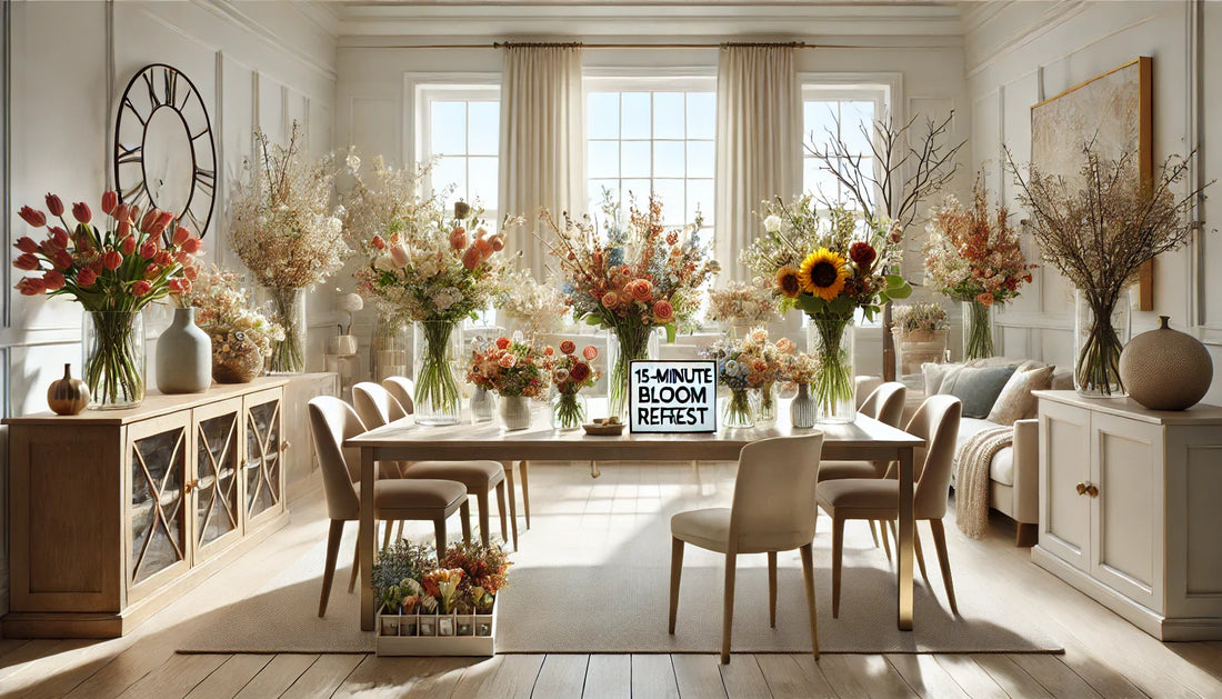 Seasonal Floral Décor Refresh: 15-Minute Home Bloom Reset
