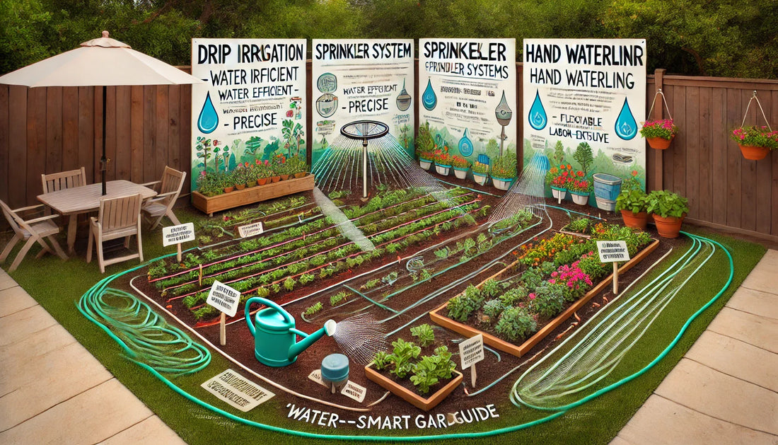 Water-Smart Garden Guide: Drip vs Sprinkler vs Hand Watering (And What to Buy)
