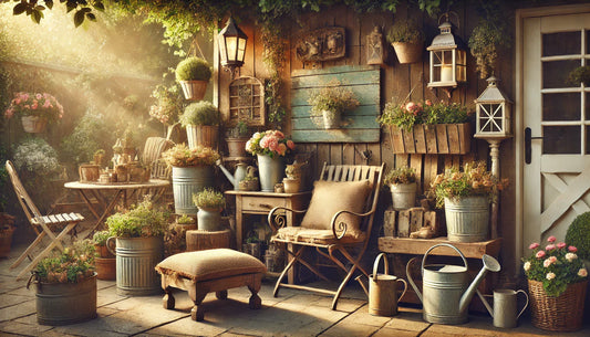 Garden Décor & Rustic Accents: Farmhouse Charm in Every Corner