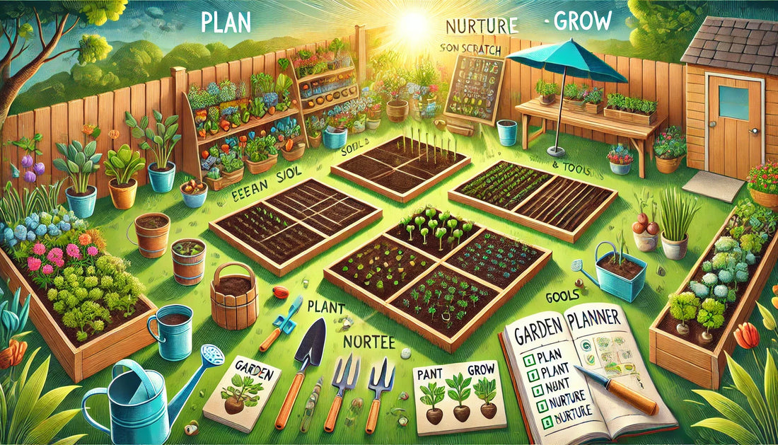 How to Build a Thriving Garden from Scratch: Essential Planning & Tools