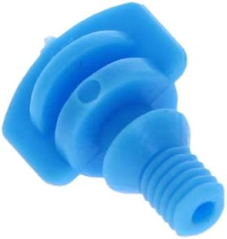 MroMax 25Pcs 360 Degree Micro Sprayer Automizing Sprinkler Nozzle Hydroponic Aeroponic Misters Fan Jet for Miniature Garden Lawn Plant Irrigation System Blue