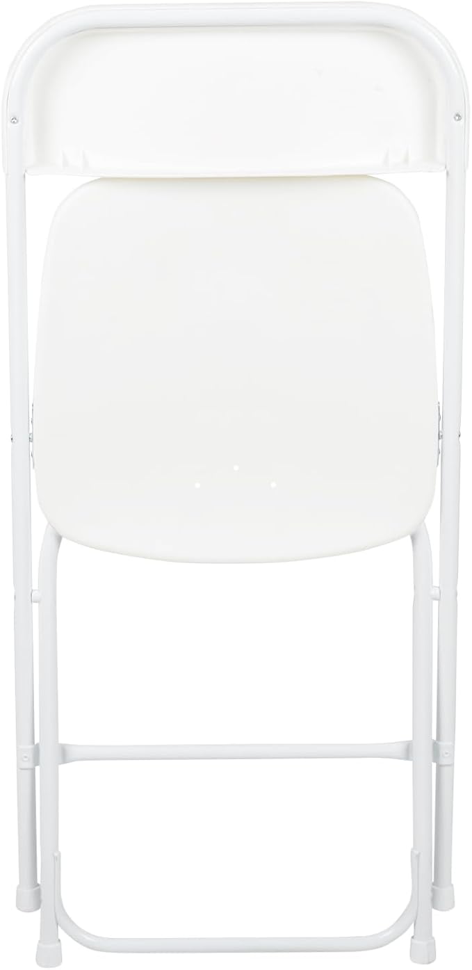 Flash Furniture Hercules Series Plastic Folding Chair - White - 20 Pack 650LB Weight Capacity Comfortable Event Chair-Lightweight Folding Chair
