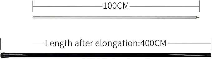 Bird Hawk Flying Kite with Pole Crops Farm Protector Bird Scarer Flying ONLY 4M Pole Without Kite