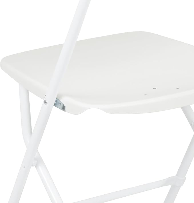 Flash Furniture Hercules Series Plastic Folding Chair - White - 20 Pack 650LB Weight Capacity Comfortable Event Chair-Lightweight Folding Chair