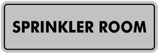 Signs ByLITA Standard Sprinkler Room Sign (Lt Gray) - Small