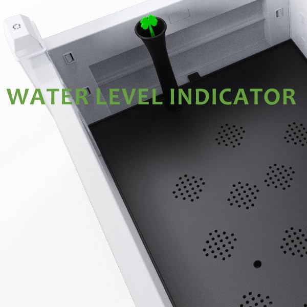 Horticulture Garden Bed with Legs, Divisible Resin Planter Box for Backyard, Patio, Balcony, with 4 Legs, 4 Swivel Lockable Wheels(Ashen,30.04 * 17.72 * 17.56)