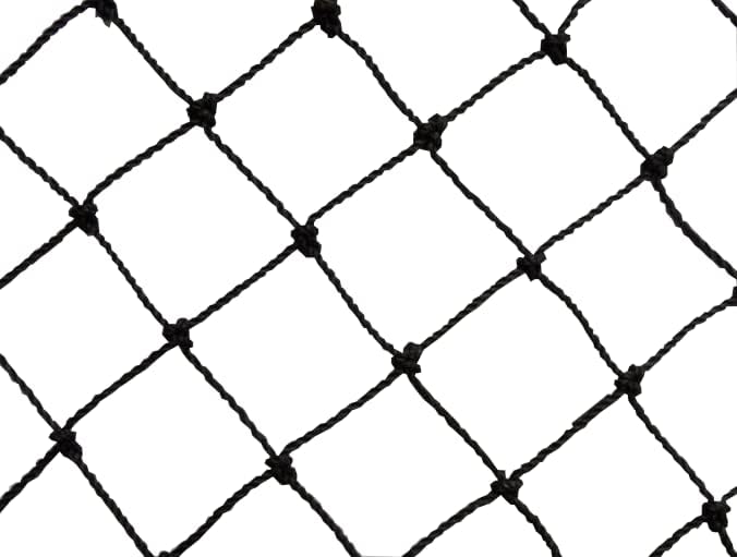 Poultry Netting 1" or 2" Mesh Heavy Knotted Nets Aviary Gamefowl Quail Chicken Bird Block Net Long Lasting Break/Burst 85/245 lb Polyethylene 8-10 Year Lifespan (6' X 150', 1)