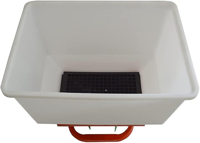 ATV/UTV Seed Fertilizer Spreader Broadcast Spreader 265lbs Garden Farmer Tractor Spreader 12V Variable Easy Fix Fertilizer Hopper Dry Material Spreader