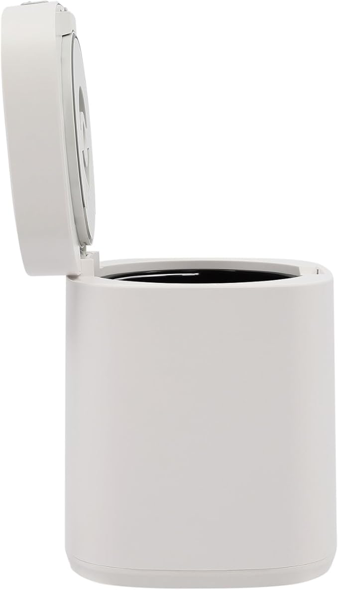 2.5L / 0.66 Gal Electric Kitchen Composter Indoor/Outdoor Odorless Quiet Smart Compost Bin Quick/Standard/Ferment Working Modes, Turn Food Waste into Fertilizer for Garden (White)