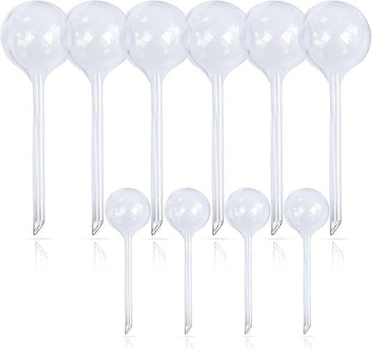 10pcs Plant Watering Devices, Planter Self Watering Globes for Home Potting, Plastic Garden Flower Plant Watering Spikes Automatic Plant Waterer System Set Suit for All Indoor Outdoor Plant