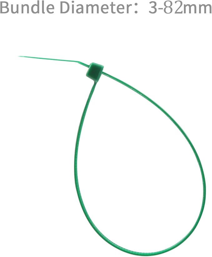 XINGO 1000 PCS Green Zip Ties 12 Inch, 60 LBS Tensile Strength, Self-Locking Nylon Plastic Nylon PA66 Wire Ties for Indoor and Outdoor Use