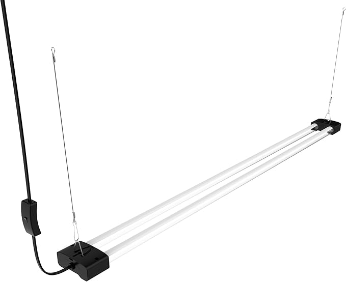 DYMOND Boostgro LED Seed Starter Grow Light 4FT Full Spectrum Linkable 5000k Daylight + 660nm Red + 450nm Blue Indoor Plant Lighting Fixture