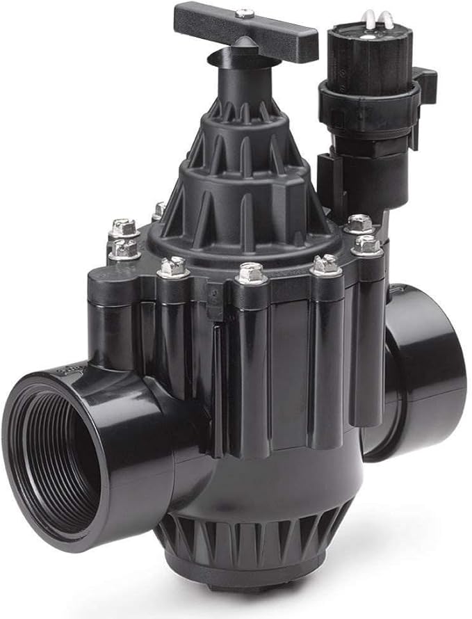 Rain Bird 100PGA 1" Inlet Inline Plastic Commercial Irrigation Valve (2 Pack)